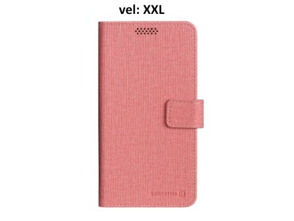 SWISSTEN univerzální pouzdro pro smartphone Libro uni II vel.XXL růžové