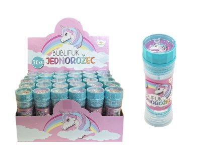 Teddies bublifuk 50ml jednorožec 11cm