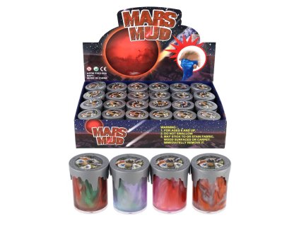 Teddies sliz - hmota Mars Mud 80g v kelímku 6x5cm