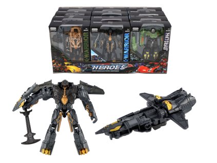 Teddies Transformer X-WARRIOR auto - robot plast 14cm