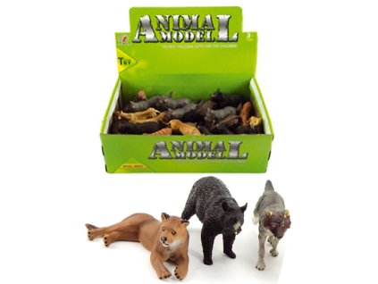 Teddies zvířátka safari ZOO plast 10cm mix druhů (Animal model)