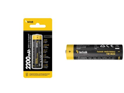 Technik TR1822 baterie 18650 Li-ion 2200mAh 3,7V