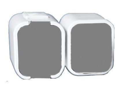 Tympol GWN-1B zásuvka s vypínačem IP44 šedá