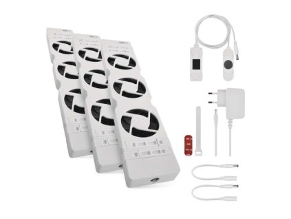 Ventilátor pod radiátor TRIO, bílý