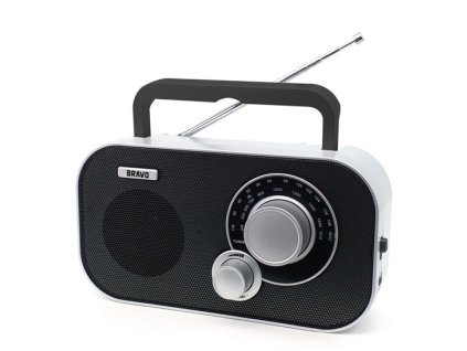 Bravo B-5184 Přenosné analog.rádio černé