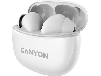 Canyon BT Sluchátka TWS-5 bílá