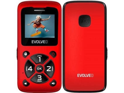 Evolveo EasyPhone ID Red