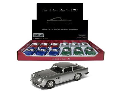 Teddies Kinsmart auto Aston Martin DB5 12,5cm kov na zpětné natažení