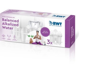 BWT Alkalická voda + hořčík 3ks