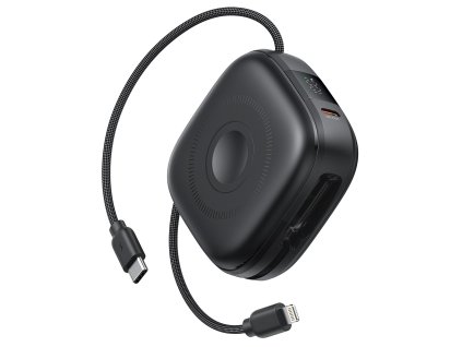 SWISSTEN WIRELESS POWER BANK VOLTBOX MagGO 10000 mAh s integrovanými kabely + MagSafe + Apple Watch