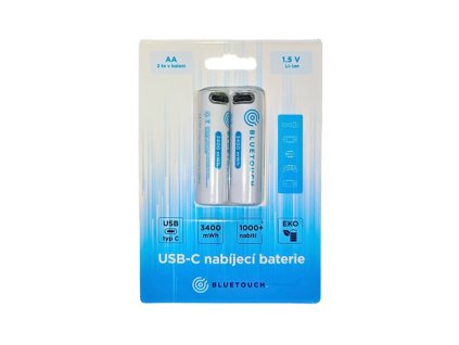 Bluetouch Nabíjecí baterie USB-C AA
