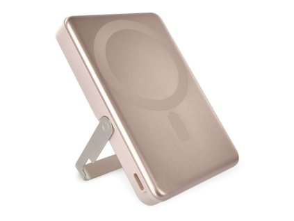 Powerbanka EMOS WI 1031, 10 000 mAh, 20 W + wireless, růžovo-zlatá