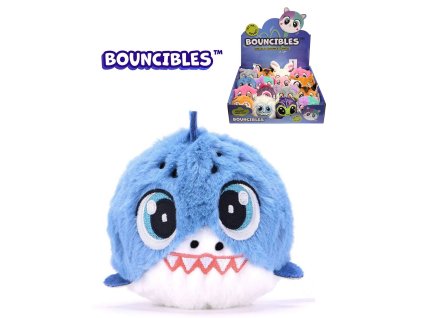 Mikro Bouncibles CHOMPY žralok plyšová skákací postavička 8cm
