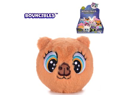 Mikro Bouncibles OLLIE medvědice plyšová skákací postavička 8cm