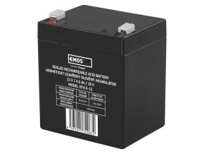Bezúdržbový olověný akumulátor 12 V/4,5 Ah, faston 4,7 mm