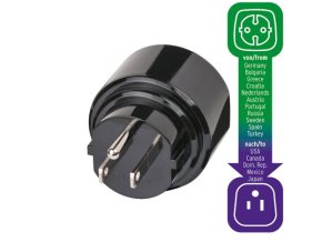 Brennenstuhl cestovní adaptér do USA zemněný (3)
