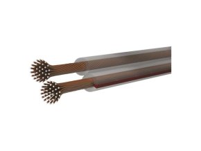 Dvojlinka ECO 2x2,5mm, průhledná, 100m