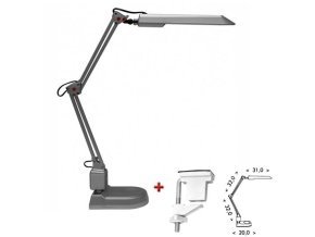 Ecolite LED stolní lampa L50164-LED 8W stříbrná