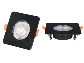 Ecolite LED-YL202/7W/CCT/CR vestavné čtvercové stropní svítidlo Kent ČERNÉ