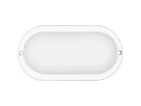 Ecolite OVAL LED-BH12W-BI nástěnné svítidlo BÍLÉ