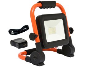 Ecolite RMLED-30W/ORA/AKU nabíjecí LED reflektor podstavec 30W/4000k