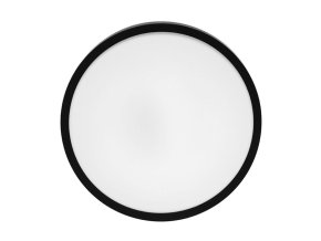 Ecolite W3090-12W/CR LED svítidlo IP44 kruh 4000k ČERNÝ rámeček LIRA