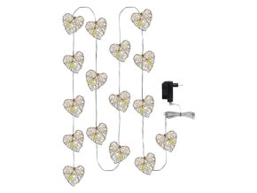 EMOS-ZY1404  16LED  3m SRDCE IP20 teplá bílá