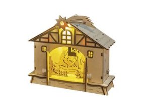 EMOS-ZY2102 LED vánoční betlém 18cm teplá bílá časovač