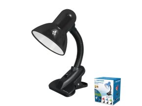 Esperanza ELD106K E27 lampa s klipem PROCYON černá