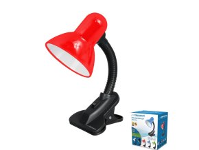 Esperanza ELD106R E27 lampa s klipem PROCYON červená