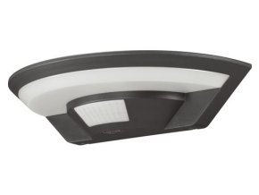 Eurakles ST57-ANT UFO 15W 4000k LED nástěnné svítidlo se senzorem IP44 antracitová