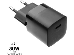 Fixed FIXC30M-C-BK Síťová nabíječka Mini