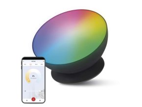 GoSmart LED ambientní lampa, černá, teplá bílá–studená bílá/ RGB, WiFi