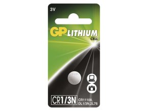 GP lithiová knoflíková baterie CR1/3N, 1 ks