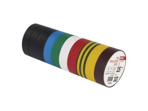Izolační páska PVC 15mm / 10m barevný mix