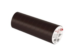Izolační páska PVC 19mm / 20m hnědá
