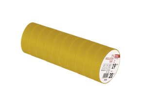 Izolační páska PVC 19mm / 20m žlutá