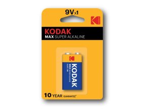Kodak MAX K9V alkaline blistr (9V)