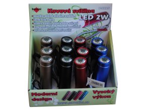 Konnoc S-3325 LED svítilna kovová 2W 3AAA