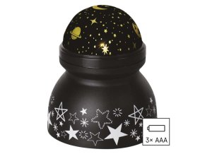 LED dekorativní projektor – vesmír, 3x AAA vnitřní