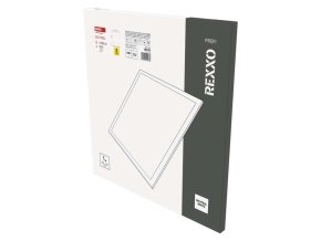 LED panel REXXO backlit 60×60, čtvercový vestavný bílý, 36W neutr. b. UGR