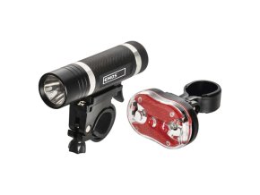 LED přední + zadní svítilna na kolo P3920 na 5× AAA, 150 lm