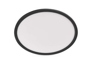 LED přisazené svítidlo FLORI kruhové, černé, 22W, neutrální bílá