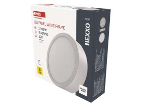 LED přisazené svítidlo NEXXO, kruhové, bílé, 12,5W, neutrální bílá