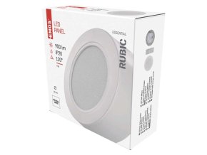 LED přisazené svítidlo RUBIC, kruhové, 9W neutrální bílá