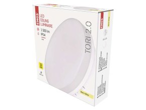 LED přisazené svítidlo TORI, kruhové bílé 15W teplá b., IP54