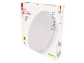 LED přisazené svítidlo TORI, kruhové bílé 24W teplá b., IP54