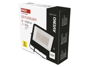 LED reflektor AVENO 30W, černý, neutrální bílá