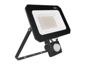 LED reflektor SIMPO s pohybovým čidlem, 50 W, černý, neutrální bílá