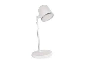 LED stolní lampa ABBIE, nabíjecí, bílá